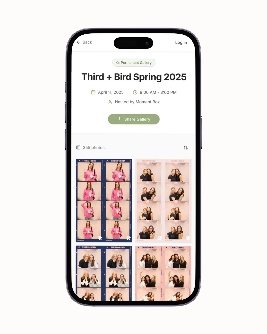 Digital gallery example