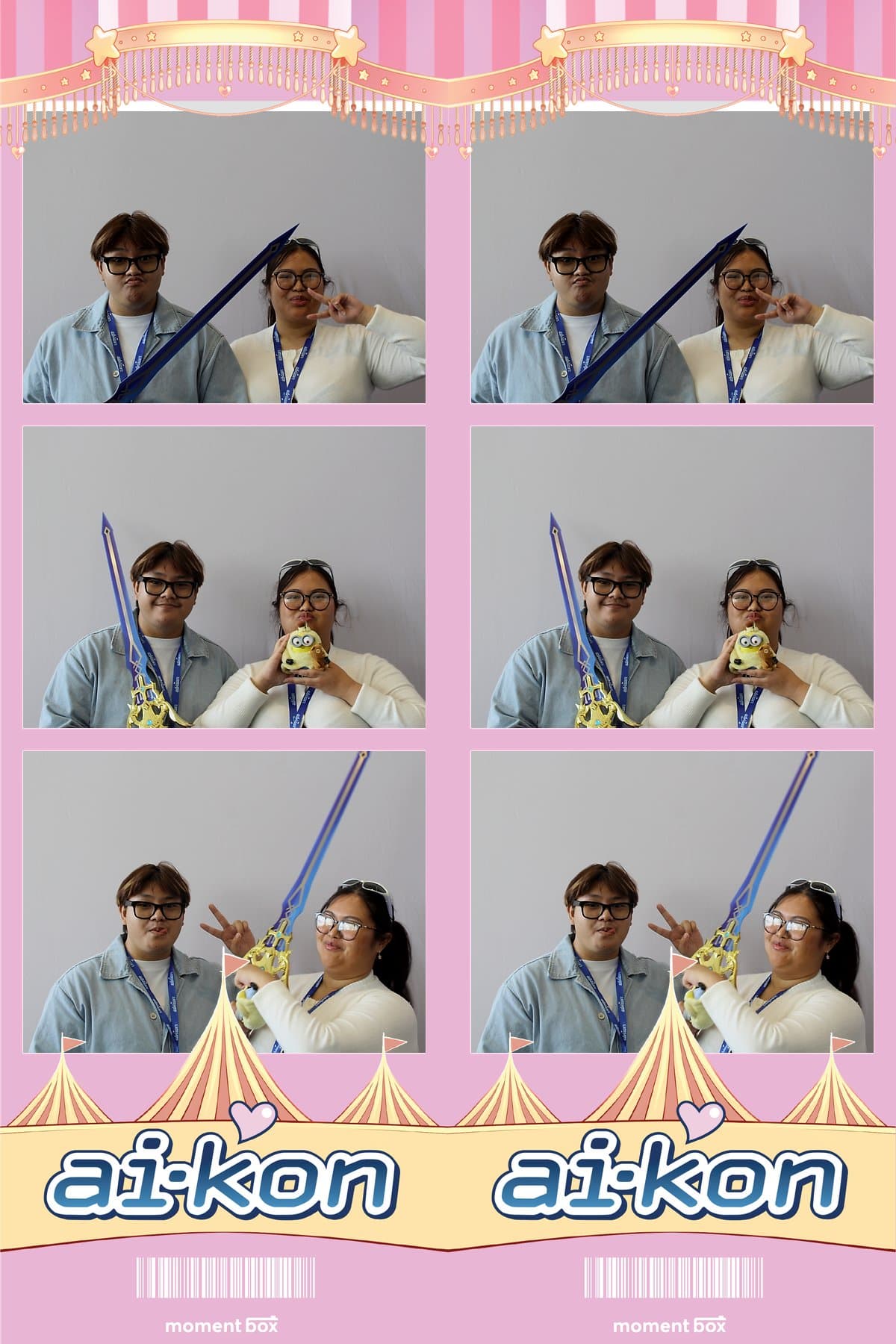 Ai-Kon booth strip from Jul 19, 3:50 p.m.